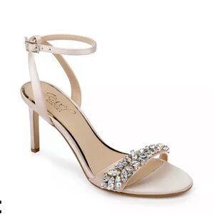 Jewel Badgley Mischka Women's Dallyce Stiletto Evening Sandals
